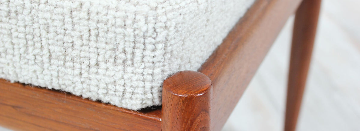 Kai Kristiansen Teak Ottoman for Magnus Olesen