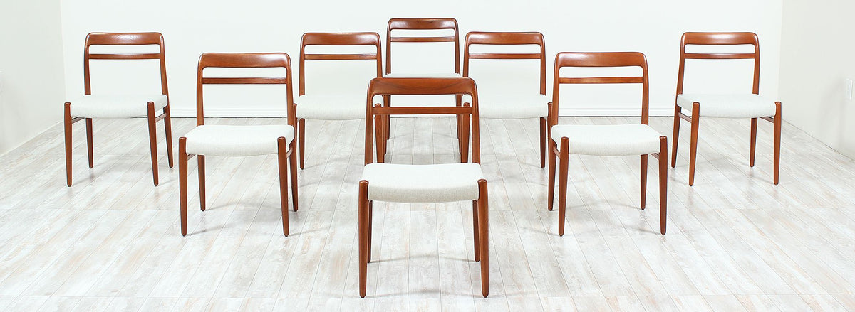 Alf Aarseth Model-145 Dining Chairs for Gustav Bahus & Eft
