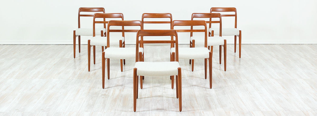Alf Aarseth Model-145 Dining Chairs for Gustav Bahus & Eft
