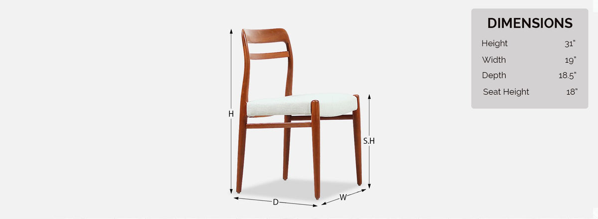 Alf Aarseth Model-145 Dining Chairs for Gustav Bahus & Eft