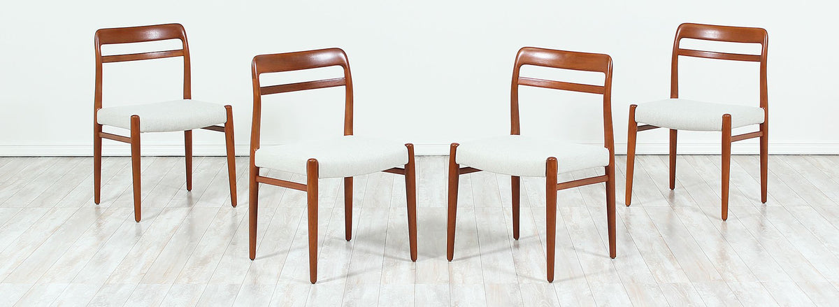 Alf Aarseth Model-145 Dining Chairs for Gustav Bahus & Eft