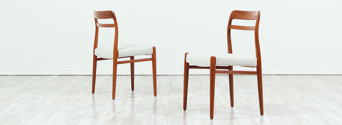 Alf Aarseth Model-145 Dining Chairs for Gustav Bahus & Eft