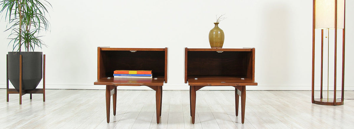 John Caldwell Night Stands for Brown & Saltman