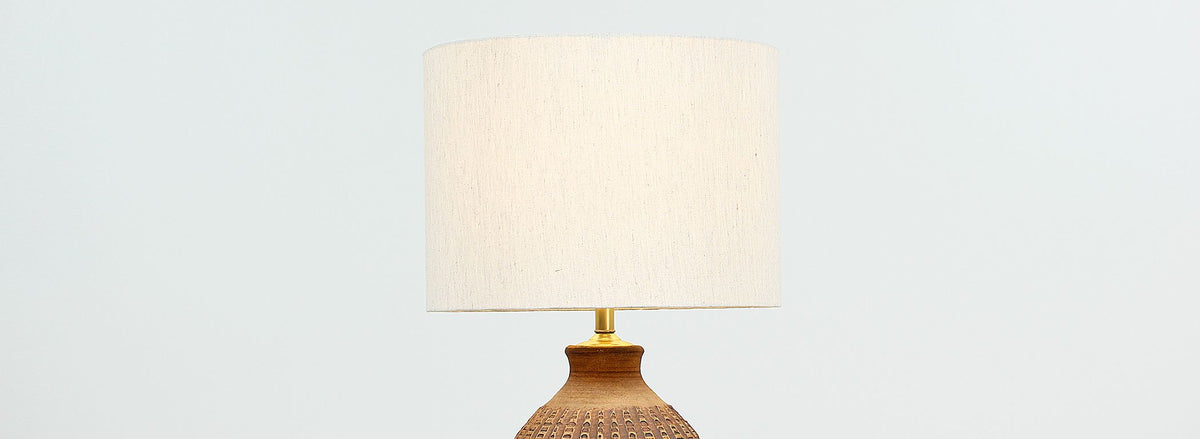 Bob Kinzie Earthenware “N-Series” Ceramic Table Lamp for Affiliated Craftsmen