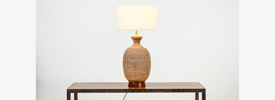 Bob Kinzie “Z-Series” Ceramic Table Lamp for Affiliated Craftsmen