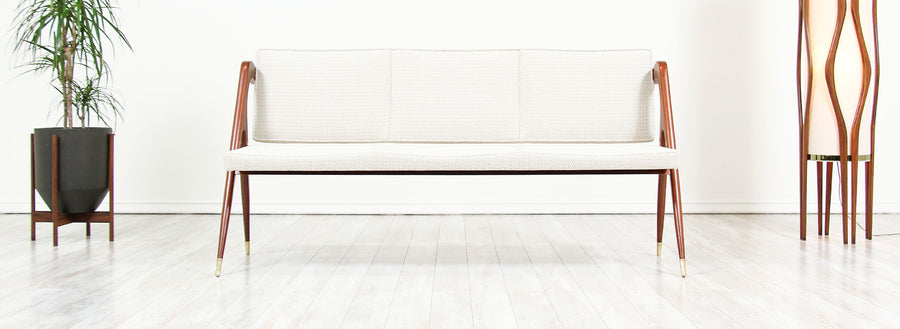 Mexican Modernist Sofa by Eugenio Escudero