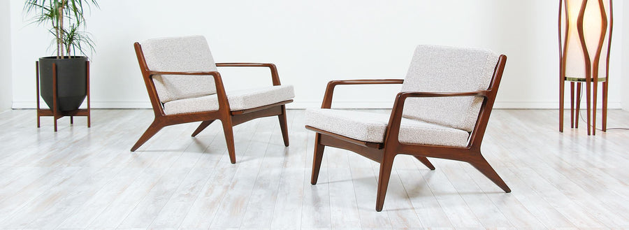 Ib Kofod-Larsen Lounge Chairs for Selig