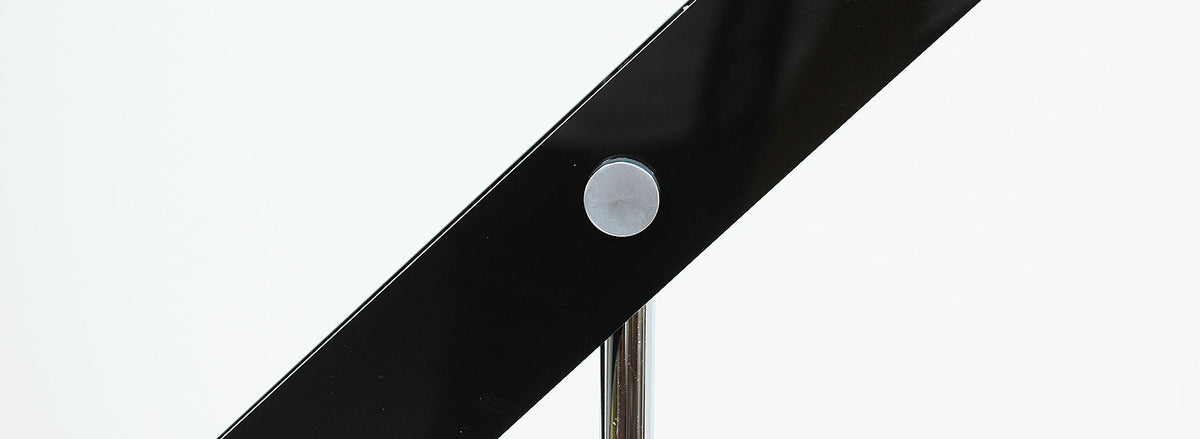 Mid-Century Modern Adjustable Chrome Orb Floor Lamp