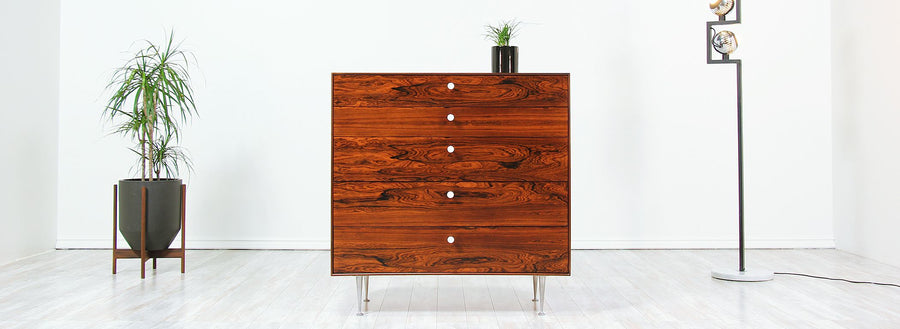 George Nelson `Thin Edge` Rosewood Chest of Drawers for Herman Miller