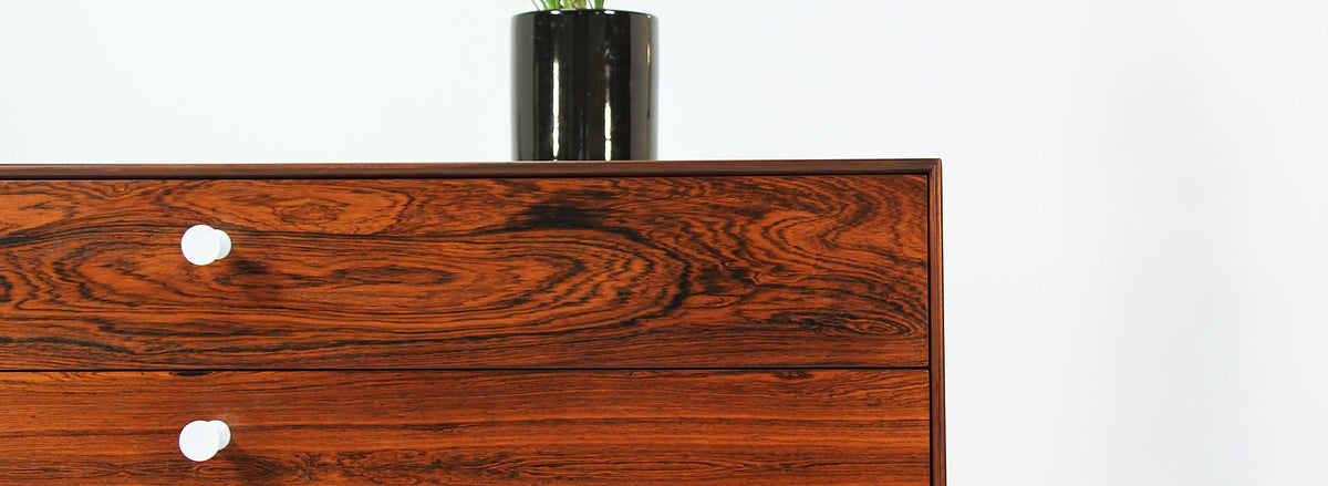 George Nelson `Thin Edge` Rosewood Chest of Drawers for Herman Miller
