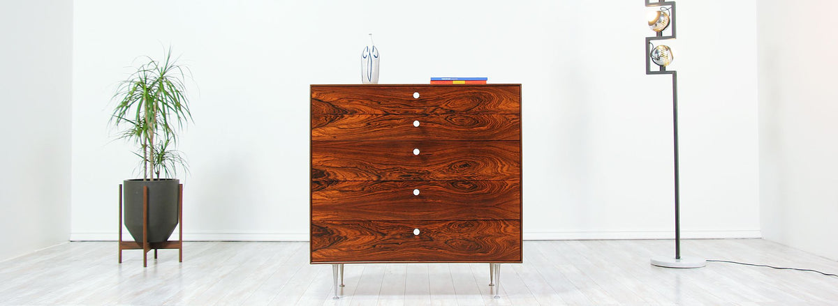 `Thin Edge` Rosewood Chest of Drawers by George Nelson for Herman Miller