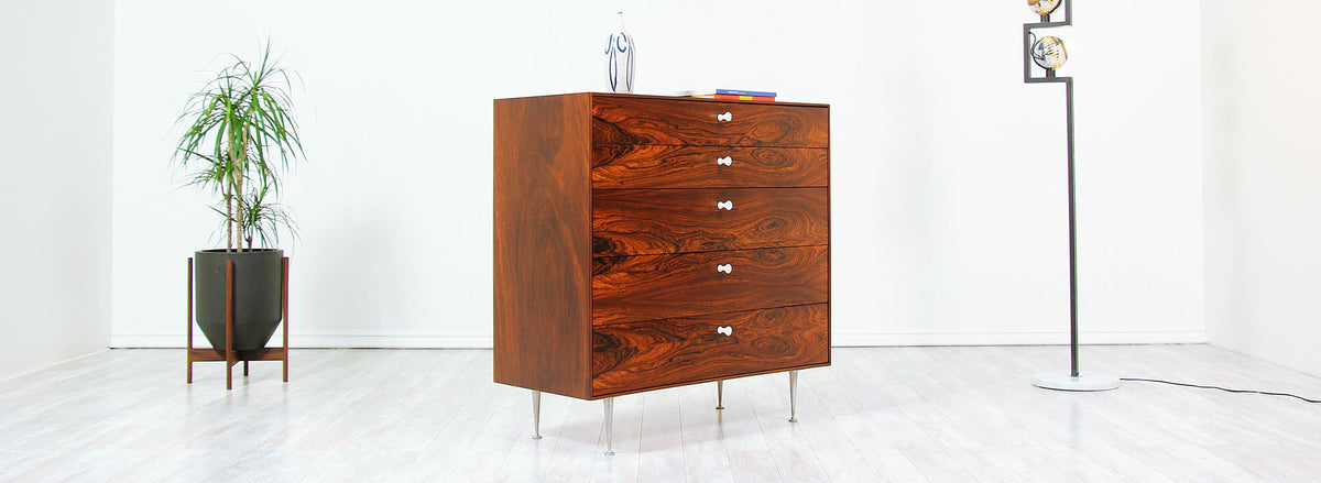 `Thin Edge` Rosewood Chest of Drawers by George Nelson for Herman Miller