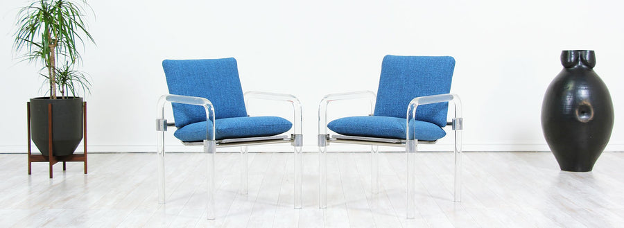 Mid-Century Modern Pipe Line Series II Arm Chairs by Jeff Messerschmidt
