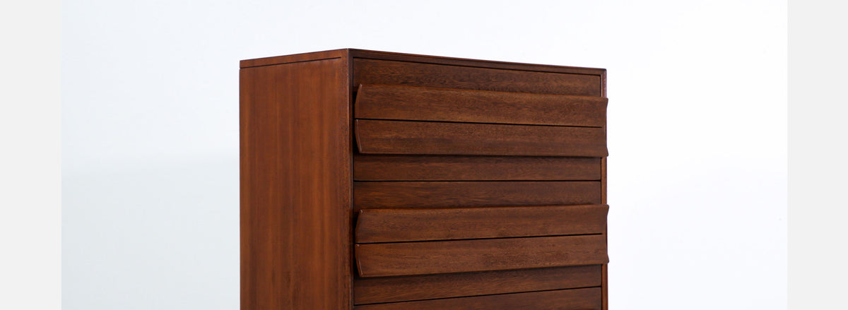Paul Laszlo Sculpted Highboy for Brown Saltman