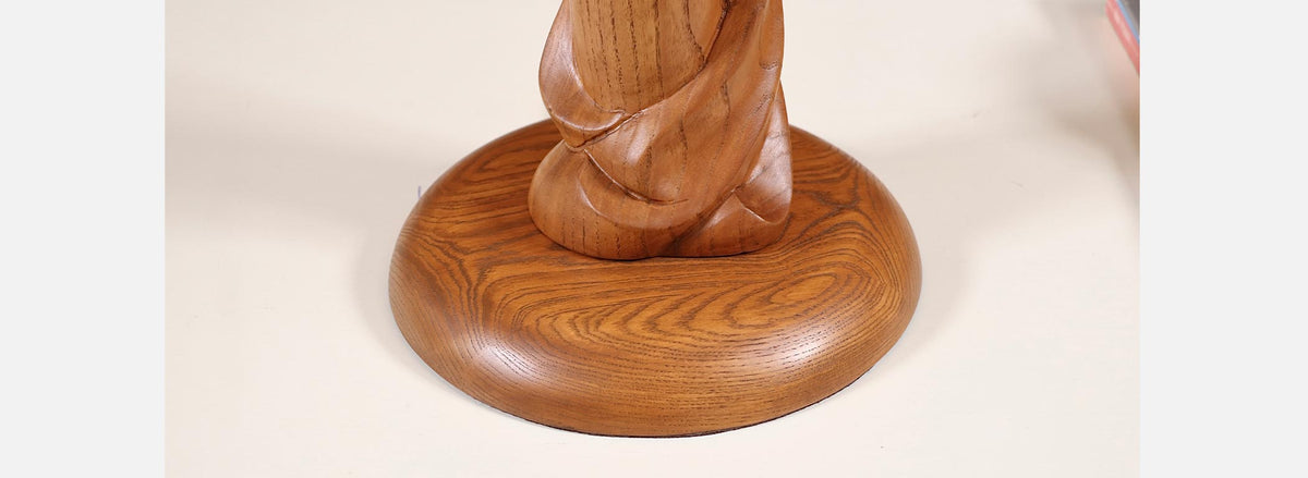 Mid-Century Modern Sculpted Woman Figure Table Lamp by Lighthouse Co.