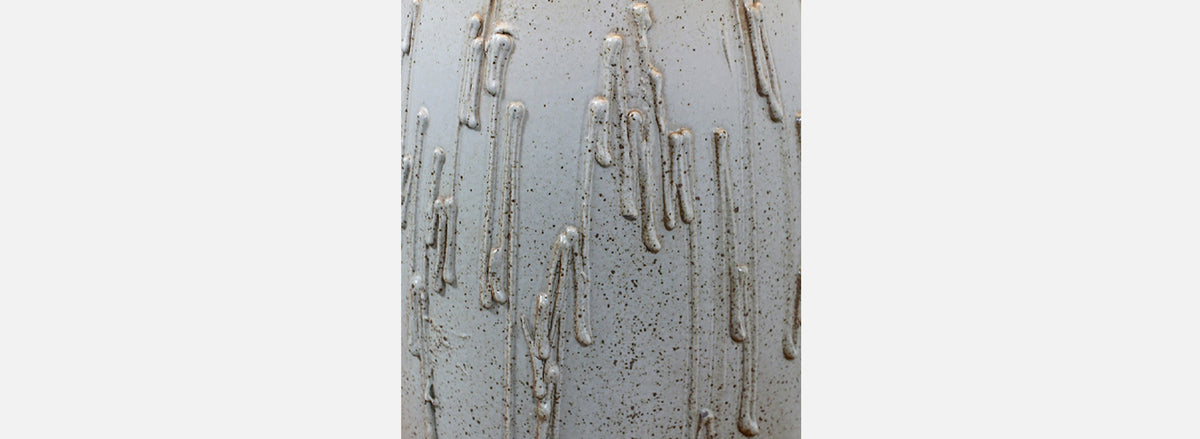 David Cressey Glazed Drip Texture Ceramic Table Lamp for Architectural Pottery