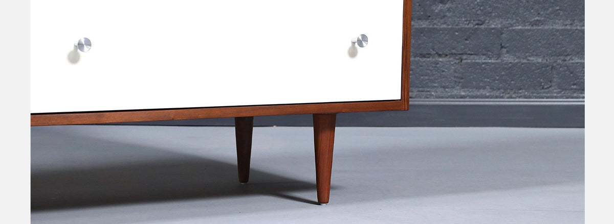 Milo Baughman Modernist Lacquered & Walnut Dresser for Glenn of California