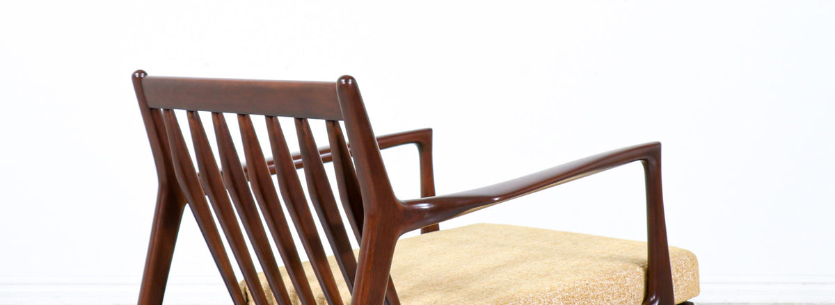 Danish Modern Sculpted Lounge Chairs by Ib Kofod-Larsen for Selig