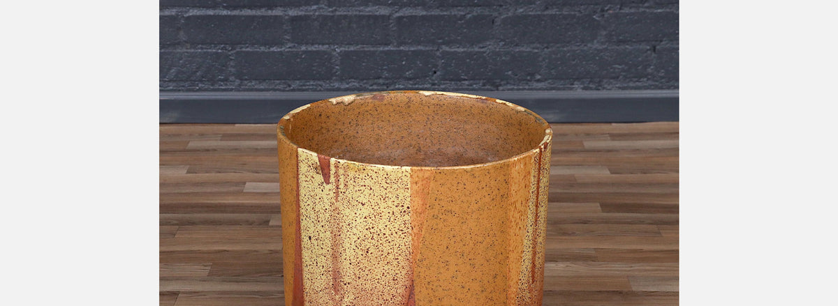 Californian Modern "Flame Glaze" Planter by David Cressey & Robert Maxwell 