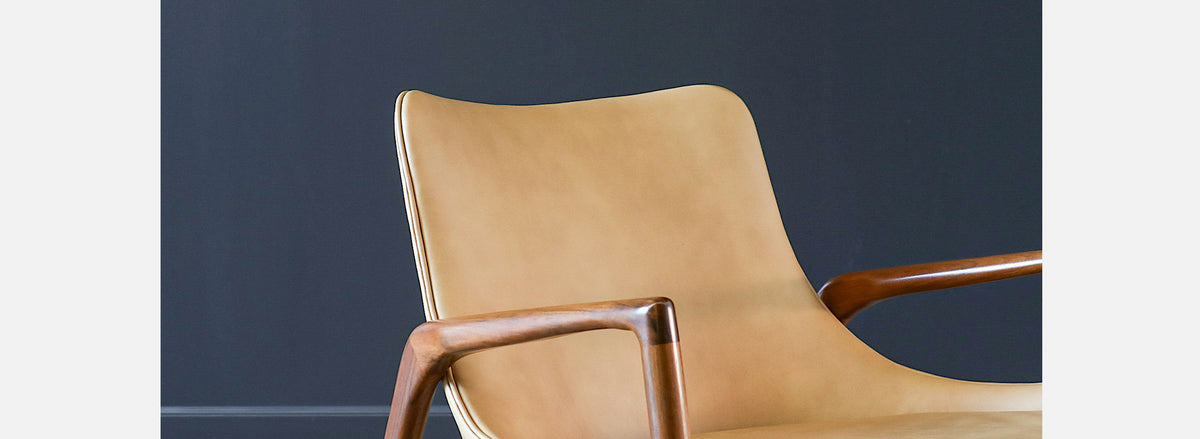 Ib Kofod-Larsen Teak & Leather Lounge Chair for Selig 