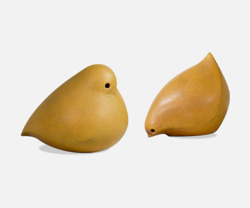 California Modernist Ceramic Bird Sculptures by James Lovera