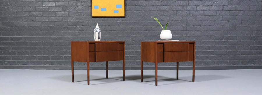 Mid-Century Modern "Parallel" Night Stands by Barney Flagg for Drexel