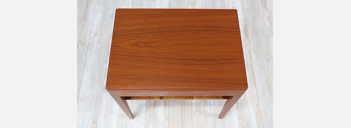 Severin Hansen Teak Night Stands for Haslev Møbelsnedkeri