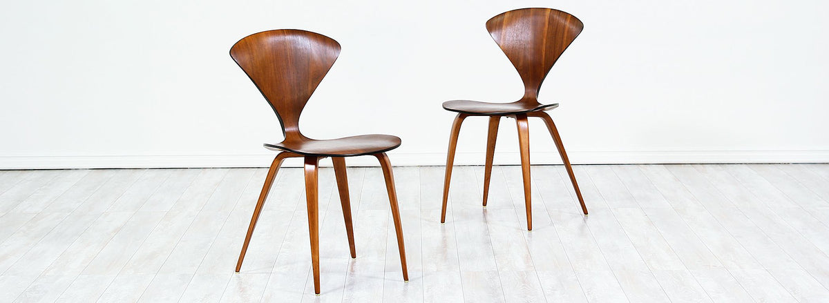 Norman Cherner Bentwood Dining Chairs for Plycraft