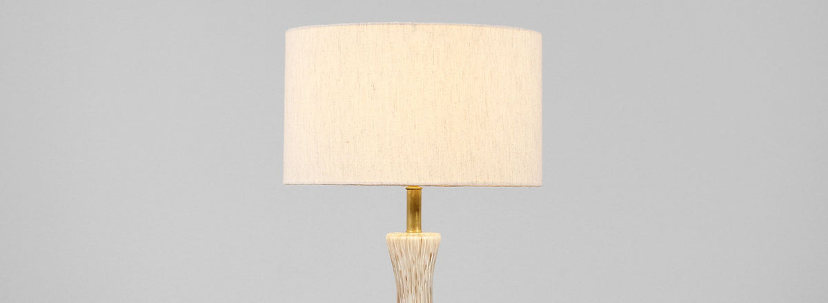 Mid-Century Murano Glass & Lucite Table Lamps by Seguso