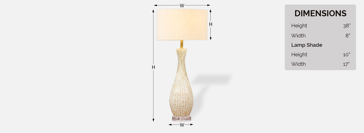 Mid-Century Murano Glass & Lucite Table Lamps by Seguso