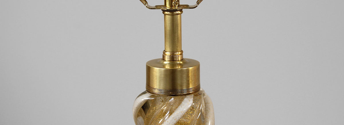 Italian Murano Glass Table Lamps by Seguso