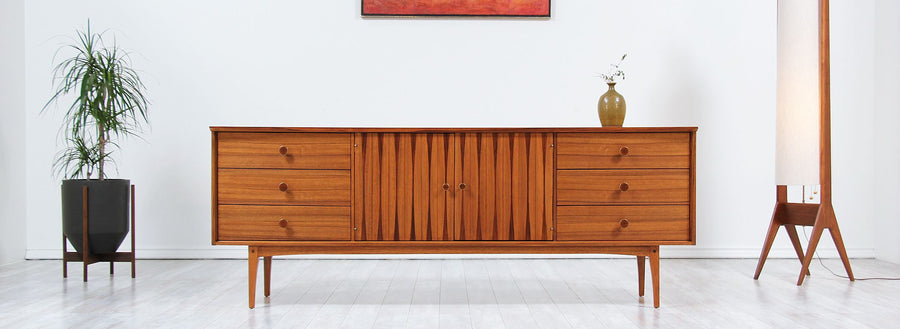 Mid-Century Inlaid Rosewood-Sculpted-Dresser-by-Lane