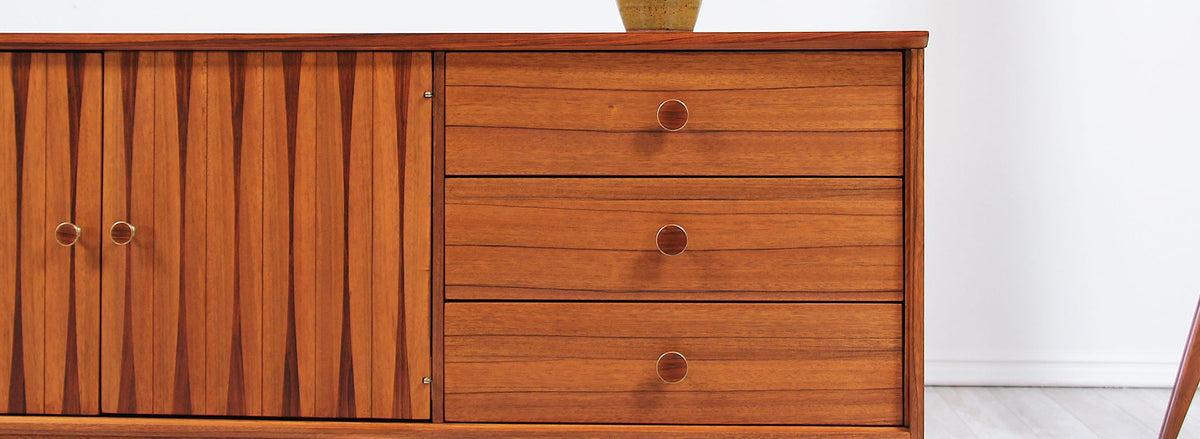 Mid-Century Inlaid Rosewood-Sculpted-Dresser-by-Lane
