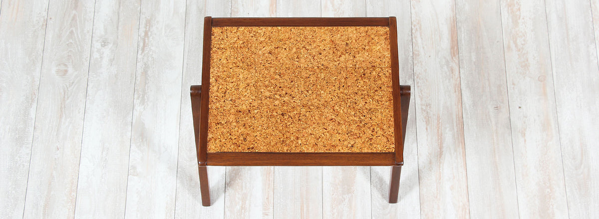 Bob Roukema Cork Top Nesting Tables for Jon Jansen