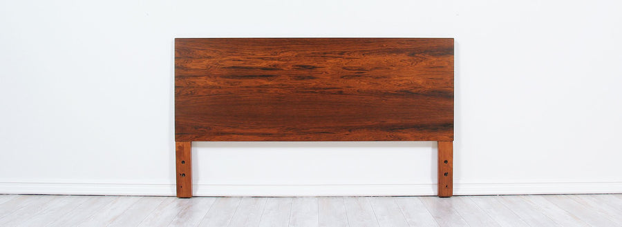 George Nelson `Thin Edge` Full-Size Rosewood Headboard for Herman Miller