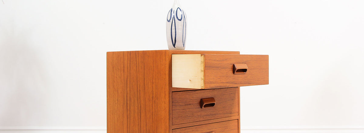 Danish Modern Teak Night Stands by Børge Mogensen for Søborg Møbler