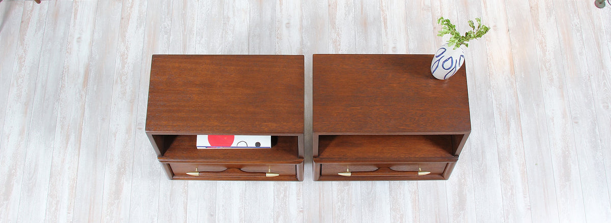 Mid-Century Night Stands by John Keal for Brown Saltman