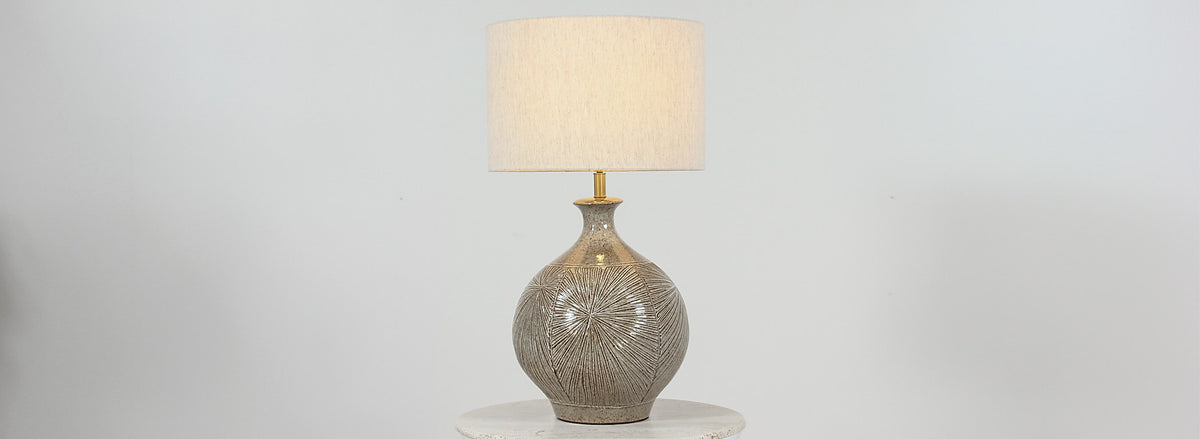 David Cressey & Robert Maxwell Ceramic Table Lamp for Architectural Pottery