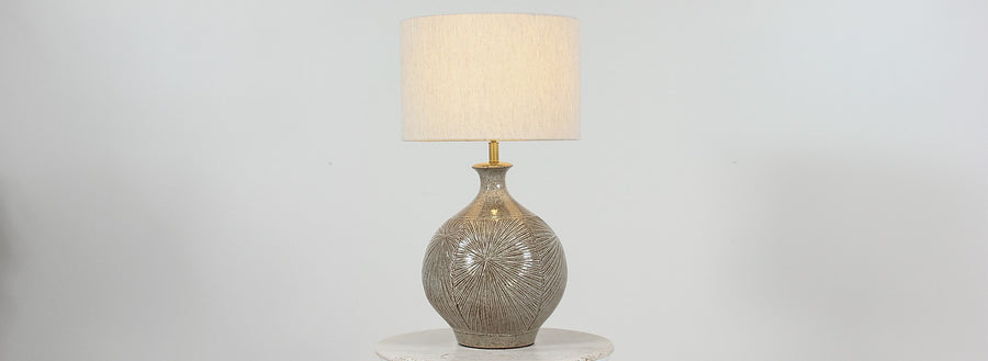 David Cressey & Robert Maxwell Ceramic Table Lamp for Architectural Pottery