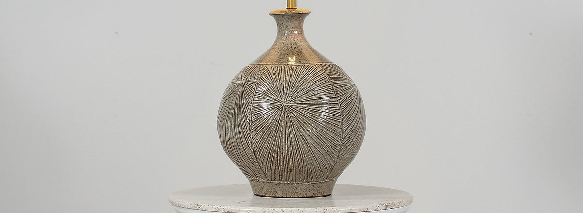 David Cressey & Robert Maxwell Ceramic Table Lamp for Architectural Pottery
