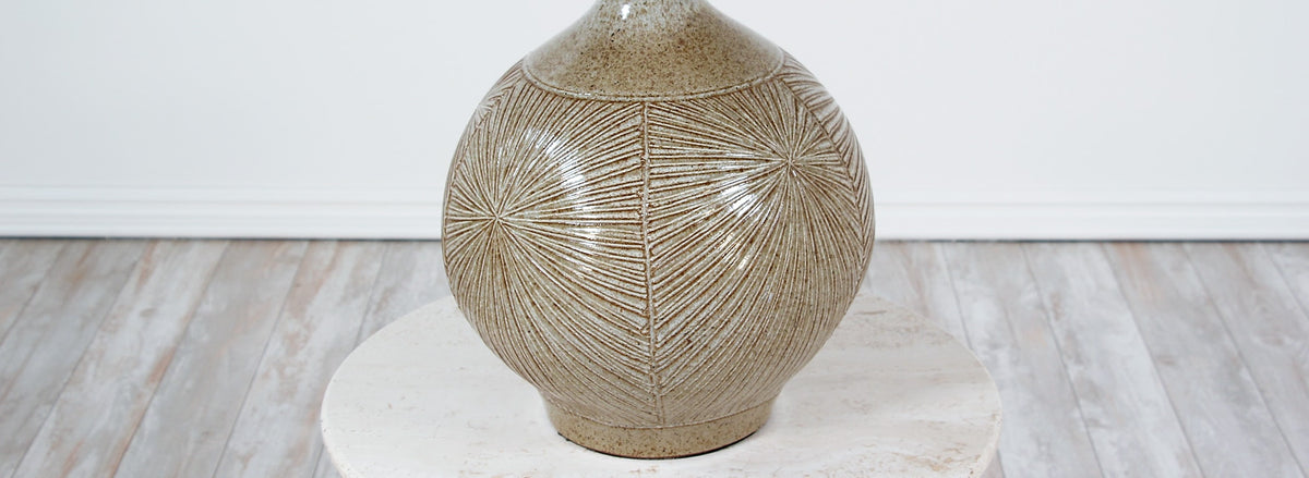 David Cressey & Robert Maxwell Ceramic Table Lamp for Architectural Pottery