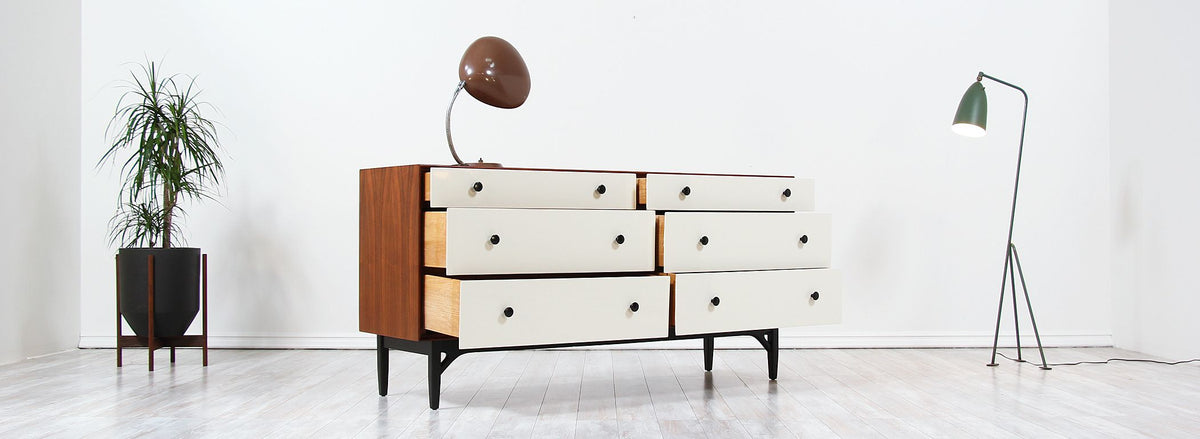 Greta M. Grossman Two-Tone Lacquered Dresser for Glenn of California