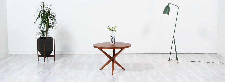 T.H Robsjohn-Gibbings Tripod Side Table for Widdicomb