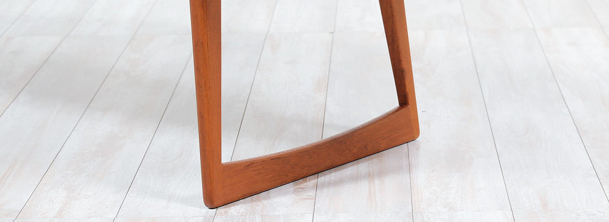 Danish Modern Teak Surfboard Style Coffee Table by Moreddi