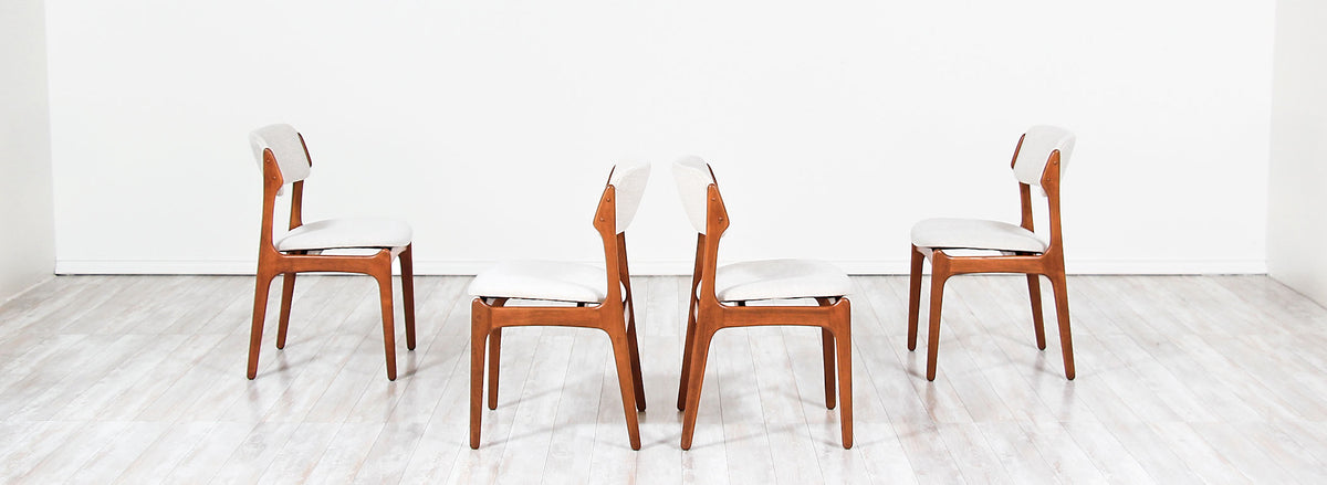 Erik Buch Model-49 Dining Chairs for Oddense Maskinsinedkeri