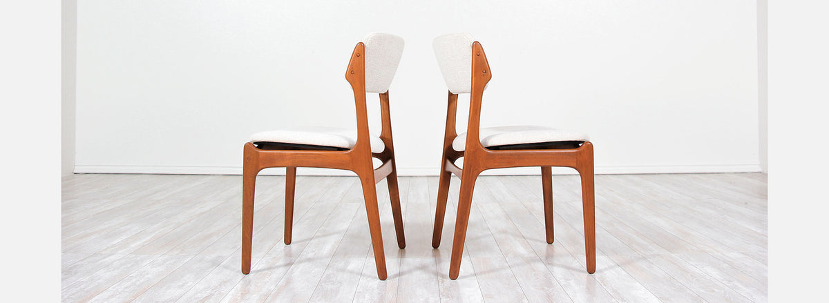 Erik Buch Model-49 Dining Chairs for Oddense Maskinsinedkeri