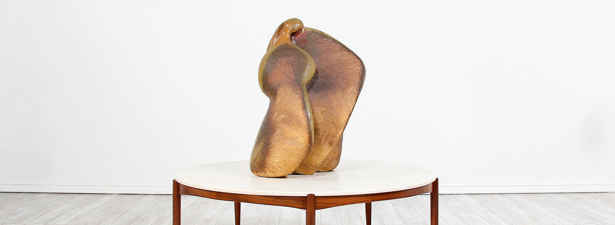 Large Abstract Glazed Ceramic Sculpture