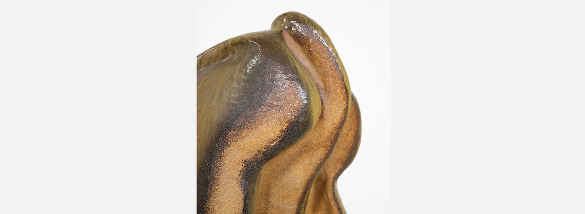 Large Abstract Glazed Ceramic Sculpture