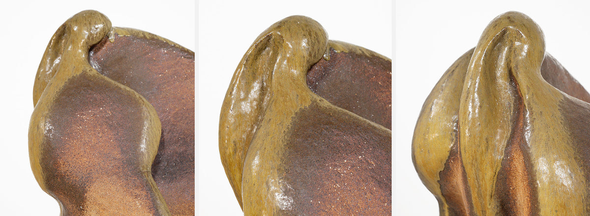 Large Abstract Glazed Ceramic Sculpture
