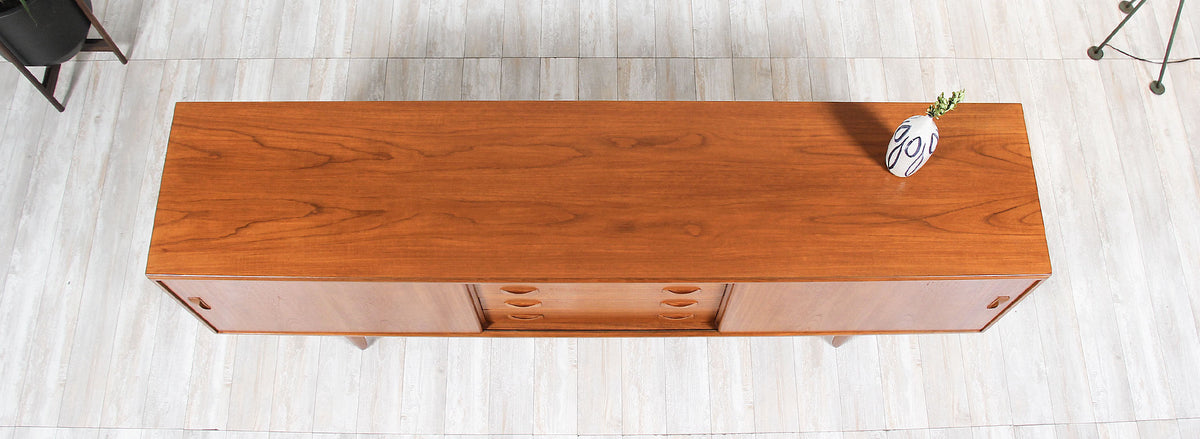 Danish Modern Teak Credenza by Clausen & Søn